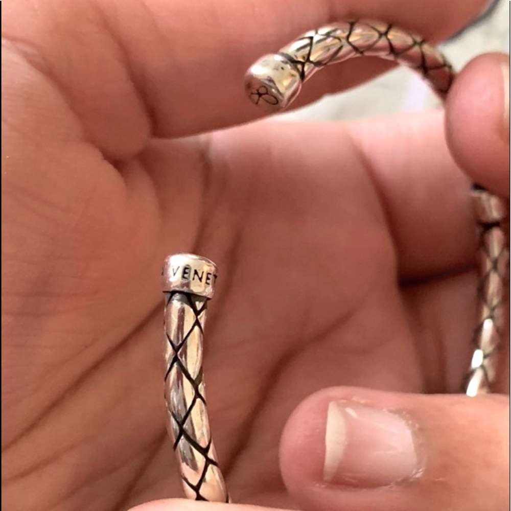 925 Screw Thread Pattern Bracelet - image 8